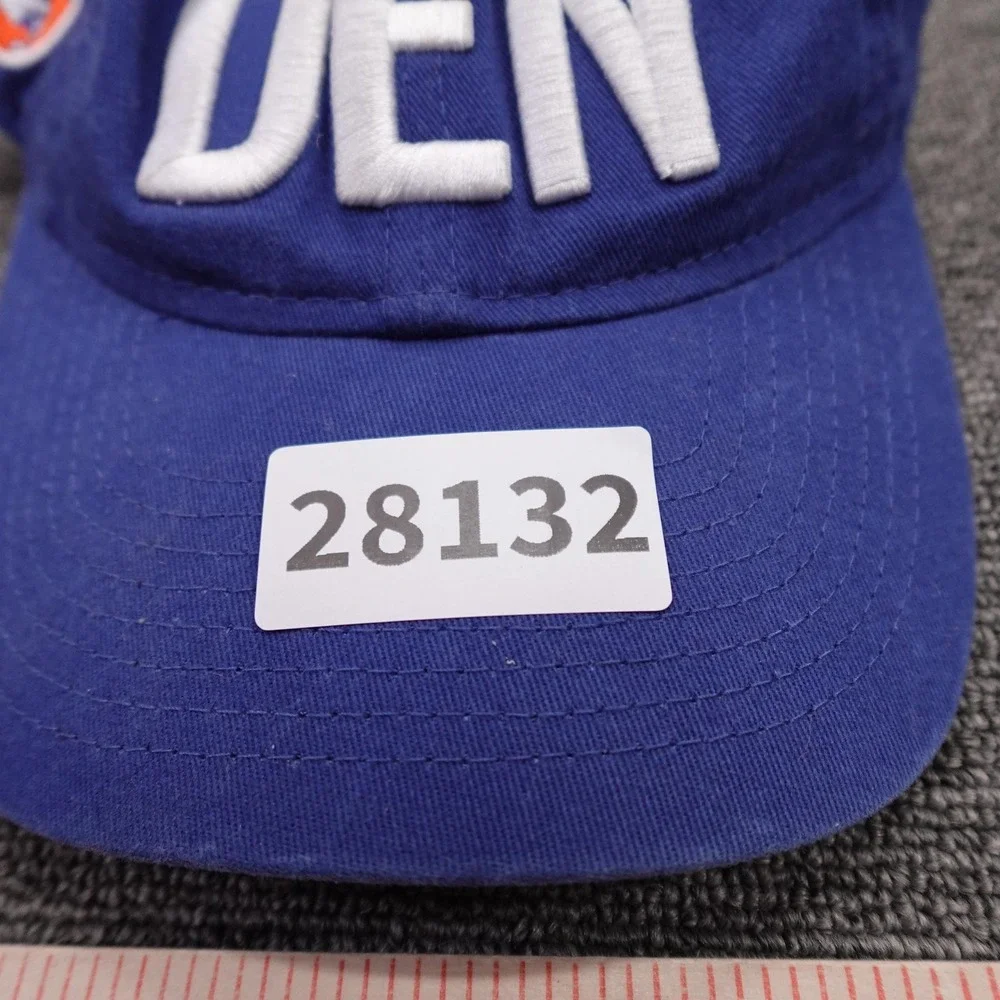 Denver Broncos Hat Cap Strap Back Womens One Size Blue NFL Football New Era